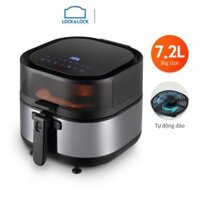 Nồi Chiên Không Dầu Lock&Lock EJF596BLK (7.2L – 1800W) – Tự Động Đảo Lật, Kính Nhìn Xuyên Thấu – Hàng Chính Hãng