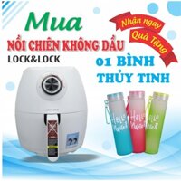 Nồi chiên không dầu Lock&Lock 3,6L TẶNG bình đựng nước thủy tinh 480ml