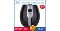 Nồi chiên không dầu Lock&Lock ECF-302R 3.2L 1400W, hàng chính hãng bảo hành 12 tháng