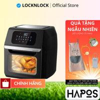 Nồi chiên không dầu LocknLock Chính Hãng, dung tích 12L EJF696BLK - HAPOS BEAR