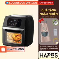 Nồi chiên không dầu LocknLock Chính Hãng, dung tích 12L EJF696BLK - HAPOS SUNHOUSE