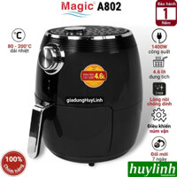 Nồi chiên không dầu Magic Korea A802 - 4.6 lít - 1500W - Đen