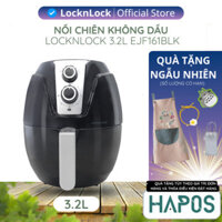 Nồi chiên không dầu Manual Eco Fryer 3.2L - Màu Đen Chính hãng Lock&Lock EJF161BLK  - Hapos Mall