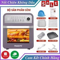 Nồi Chiên Không Dầu Masuto MS-Pro12 Eatclean Chế Độ 10 Món Nấu Tự Động Hạn Chế 90% Dầu Mỡ Chất Béo