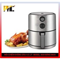 NỒI CHIÊN KHÔNG DẦU MISHIO 4.5 LÍT - THƯƠNG HIỆU NHẬT BẢN - MODEL 2020 THÂN NỒI INOX