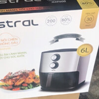 NỒI CHIÊN KHÔNG DẦU MISTRAL MAF600, DUNG TÍCH 6 LÍT