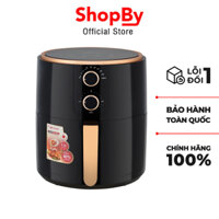 Nồi chiên không dầu nhập khẩu FUJIHOME A5B 5.5 lít Điều khiển cơ - Chống dính cao cấp - BH 18 tháng