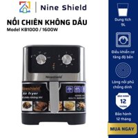 Nồi chiên không dầu Nine Shield KB1000 , dung tích 9L, bảo hành 12 tháng