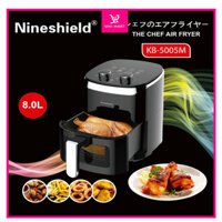 Nồi chiên không dầu Nine shield 8L dung tích lớn chiên nướng đa năng tiện lợi, dễ dàng sử dụng