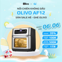 Nồi Chiên Không Dầu OLIVO AF 12 Hàng Chính Hãng Dung Tích 12L - Công Suất 1800W