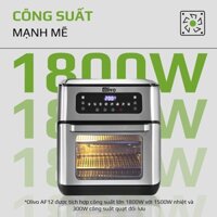 Nồi Chiên Không Dầu Olivo AF12 💥 Lò Nướng Olivo AF12💥 HÀNG CHÍNH HÃNG 💥 BẢO HÀNH 24 THÁNG