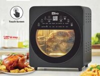 Nồi chiên không dầu OLIVO AF15 cửa lò kính trong suốt cách nhiệt 2 lớp dung tích siêu to 15 lít chế biến nhiều món gà thịt nướng thơm ngon cho nhà đông thành viên