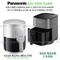 Nồi chiên không dầu Panasonic 4 lít NF-CC150WRA & 5 lít NF-CC500SRA