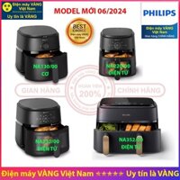 Nồi chiên không dầu Philips Airfryer NA130 NA220 NA230 NA352 dung tích 4.2-6.2L, 12-13 chức năng nấu - Hàng chính hãng