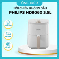 Nồi chiên không dầu Philips HD9060 _  Dung tích 3.5L, công nghệ nhiệt đối lưu 360 độ