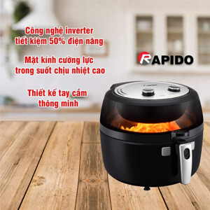 Nồi chiên không dầu Rapido RAF6.5M - 6.5L