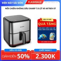 Nồi chiên không dầu Sharp 5.5 lít KF-AF70EV-ST [dạng hộp vuông]