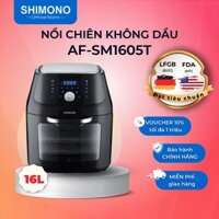 Nồi Chiên Không Dầu SHIMONO SM-AF1605T 16L 1800W Cao Cấp Tiêu Chuẩn FDA Hoa Kỳ, LFGB Đức Tặng Kèm Trọn Bộ 9 Phụ Kiện