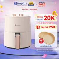 Nồi chiên không dầu Simplus KQZG007 Oil-Free Air Fryers Dung Tích lớn 4L - Bảo Hành 1 Năm 1 Đổi 1