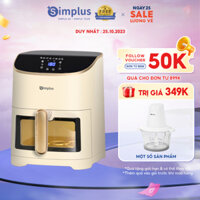Nồi chiên không dầu Simplus Dung tích lớn 5.5L KQZG012 - Bảo Hành 1 Năm 1 Đổi 1