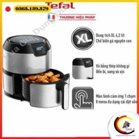 NỒI CHIÊN KHÔNG DẦU TEFAL EY401D15 – dung tích XL 4,2 lít vỏ inox siêu bền đẹp