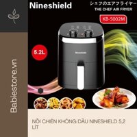 NỒI CHIÊN KHÔNG DẦU THIẾT KẾ NHỎ GỌN 5.2L NINESHIELD KB-5001M MẪU MỚI 2021