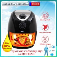 Nồi chiên không dầu và chân không AF-611 - Dung tích 3.2L - Công nghệ Anh Quốc - Tặng nón chống bụi mịn