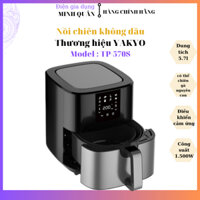 Nồi Chiên Không Dầu Yakyo TP-570S,nồi chiên không khí, giòn ngon, dung tích 5,7L (Hàng Chính Hãng) bảo hành 12 tháng