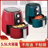 Nồi Chiên Không Khí Gia Dụng5.5Nâng Công Suất Lớn Tự Động Nồi Chiên Điện Đa Chức Năng Thông Minh Lò Nướng Khoai Lang Thầ