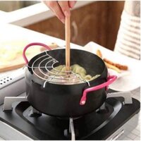 Nồi Chiên Lọc Dầu NCD Xuất Nhật Chống Dính Có Vỉ Gác Mỡ Siêu Tiện Dụng