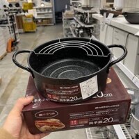 Nồi chiên lọc dầu xuất Nhật tặng kèm gác chảo