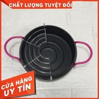 Nồi chiên lọc dầu xuất nhật dùng bếp ga, bếp từ, bếp hồng ngoại - Kèm khay hứng [FREESHIP]
