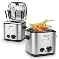 NỒI CHIÊN NGẬP DẦU 2 TRONG 1 WISWELL MINI HÀN QUỐC