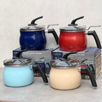 Nồi chiên ngập dầu Kaiyo kèm rổ chiên inox, vung tự đứng, đường kính 15cm dùng được cho mọi loại bếp