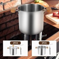 Nồi Chiên Sâu Inox 304 Nồi Chiên Dầu Sâu Có Giỏ Tay Cầm Bằng Gỗ 4000ml Dung Tích Lớn Nồi Chiên Sâu SHOPSBC6854