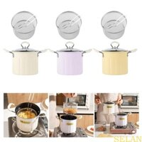 Nồi chiên sâu SELA Nhật Bản với nồi súp lọc dầu để sưởi ấm nhanh chóng và thậm chí
