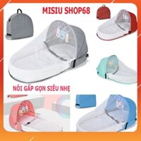 Nôi cho bé gấp gọn,nôi em bé sơ sinh bằng vải gọn nhẹ tiện di chuyển
