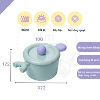 Nồi chống dính đáy từ BETTER FINGER làm từ nhôm đúc phủ gốm Hàn Quốc nồi cao 18cm nấu canh, hầm (2,1L)