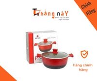 Nồi chống dính Elmich Red Phoenix đáy từ có vung kính EL7172 28cm