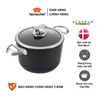 Nồi chống dính Scanpan Pro IQ dùng bếp từ 20cm 3.2L, bảo hành chống dính 3 năm, sản xuất Đan Mạch - 68252000