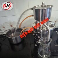 Nồi Chưng Cất Đa Năng INOX 304, Bộ Đầy Đủ Dung Tích 12L-22L 35L 55L (Kèm Máy Bơm Mini), Chưng Cất Tinh Dầu, Nấu Rượu