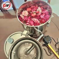 Nồi chưng cất inox 12 lít - chưng cất tinh dầu nước hoa hồng