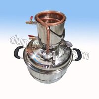 Nồi chưng cất rượu mini 10 lít ruột làm lạnh ống đồng