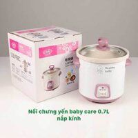 Nồi chưng yến Healthy Baby Care 0.7L, nắp kính - Nồi chưng, tiềm, nấu cháo, súp, nấu chậm