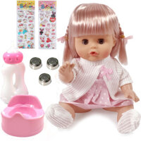 Nói chuyện, khóc và cười, bảo bố mẹ uống nước, đi tiểu, tắm, thay quần áo, giáo dục sớm, búp bê Barbie, đồ chơi, quà tặng cho bé gái