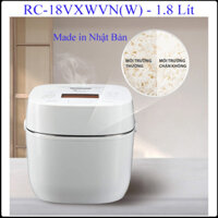Nồi cơm áp suất cao tần Toshiba 1.8 lít RC-18VXWVN(W)