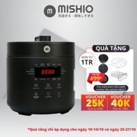 Nồi cơm áp suất mini Mishio MK303 (1L cơm 2.5L áp suất) phù hợp nấu cháo em bé nấu cơm gia đình ít người