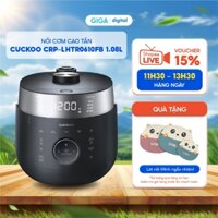 Nồi Cơm Cao Tần Cuckoo CRP-LHTR0610FB 1.08L - Áp suất kép - Tiết kiệm điện năng - Chính Hãng