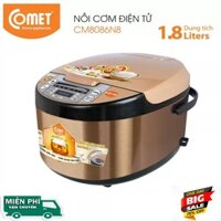 NỒI CƠM COMET 1.8LIT CM8087 CAO CẤP, nồi cơm điện nồi cơm điện loại lớn dung tịch lớn 18l nhiều chế độ HÀNG CHÍNH HÃNG