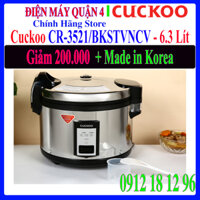 Nồi cơm công nghiệp nắp gài Cuckoo 6.3 lít CR-3521/BKSTVNCV - Cuckoo CR-3521S -Cuckoo CR3521